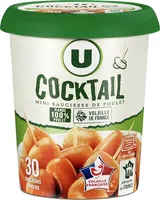 Saucisse cocktail fumées au poulet,