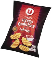 Chips extra ondulées saveur ketchup
