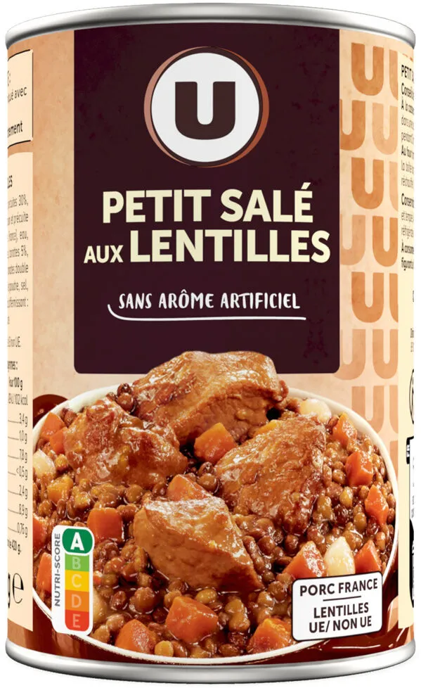 Petit salé aux lentilles Boîte de 420g