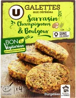 Galettes sarrasin champignon et boulgour