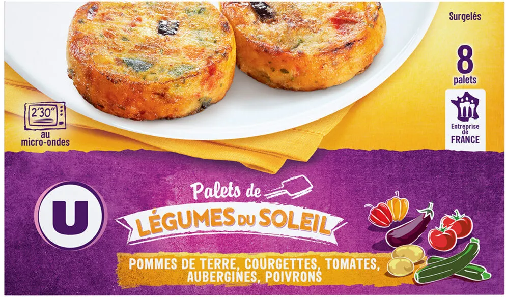 Palet de légumes du soleil 300g