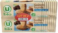 Goûters fourrés chocolat au lait