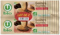 Goûters fourrés chocolat noir