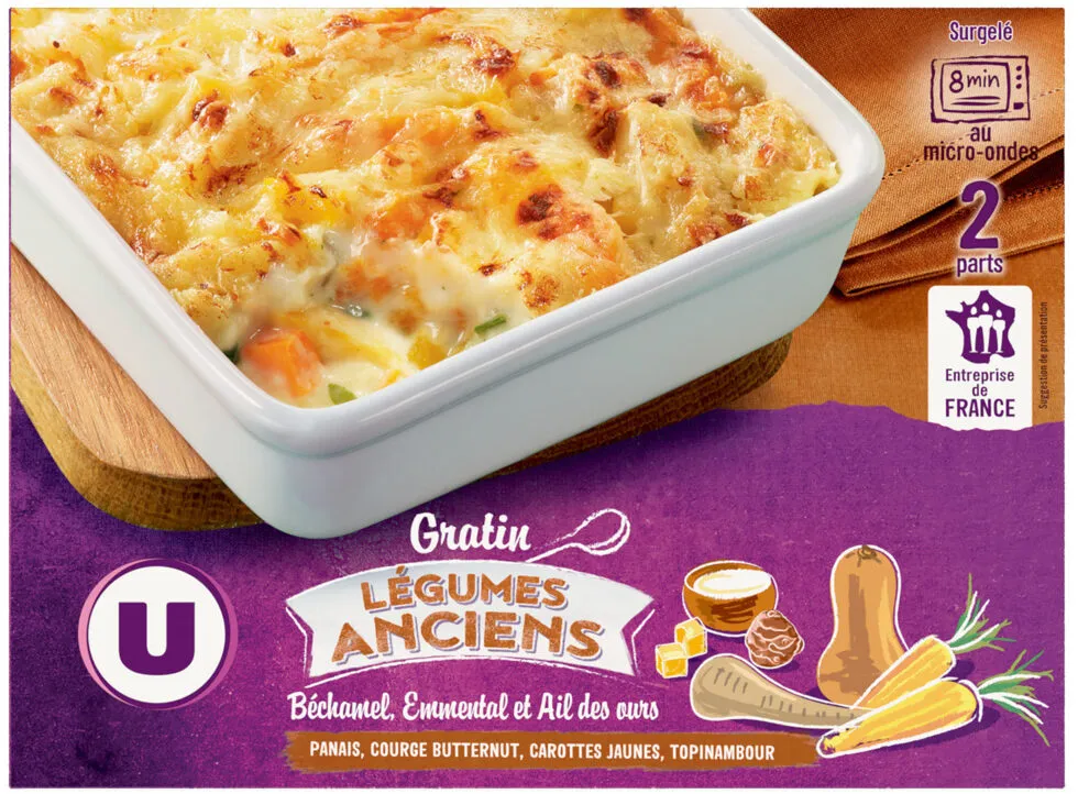 Gratin de légumes anciens