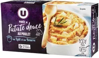 Purée de patate douce au poulet