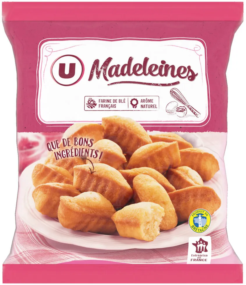 Madeleines coquilles aux oeufs 450g