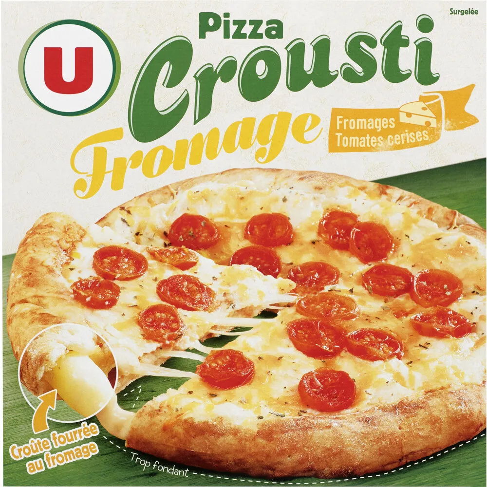 Pizza crousti fromage tomates cerises