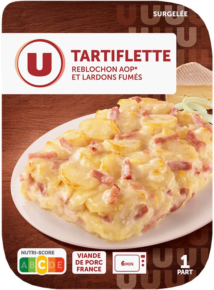 Plat cuisiné individuel Tartiflette barquette 300g