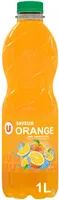 Boisson aux fruits non gazeuse arôme à base de concentré à l'orange 1L