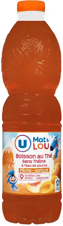 Boisson sans théine saveur pêche abricot