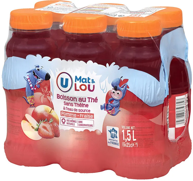 Boisson sans théine pomme fraise
