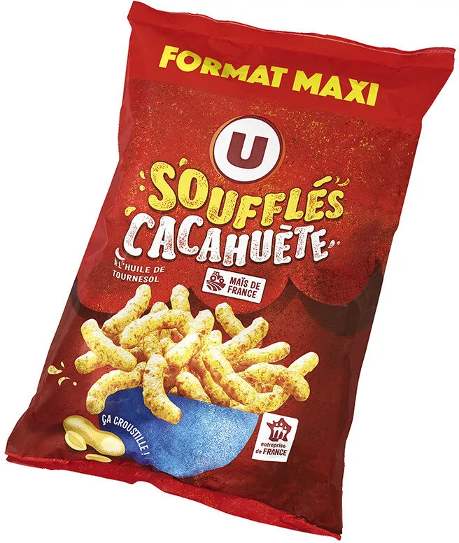 Soufflés à base de maïs à la cacahuète