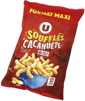 Soufflés à base de maïs à la cacahuète