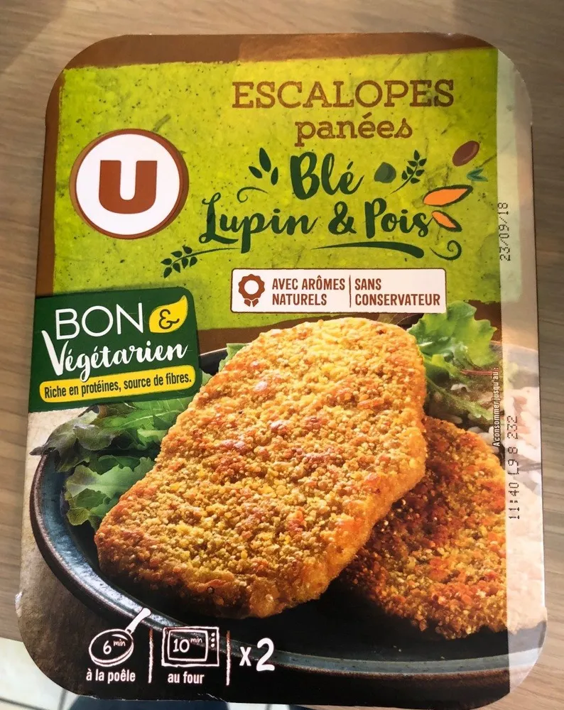 Escalopes panées blé