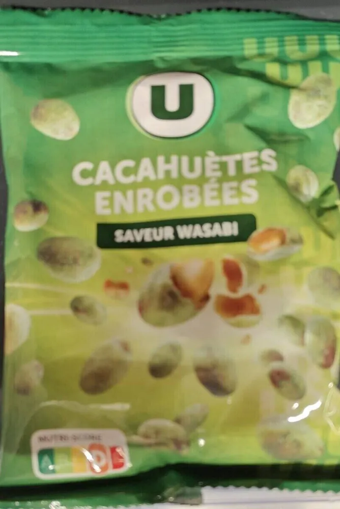 Cacahuètes enrobées saveur wasabi