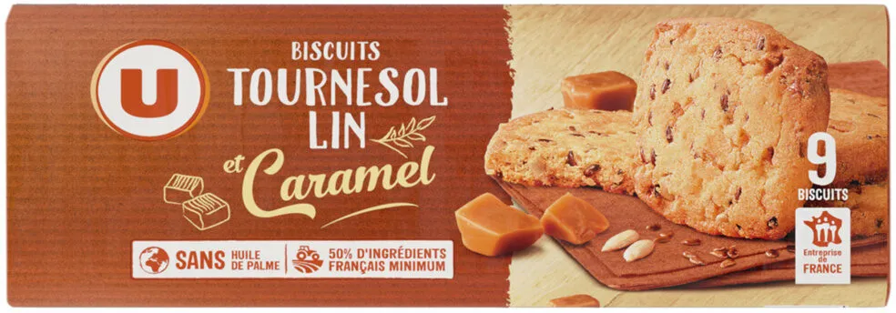 Biscuits graines au caramel