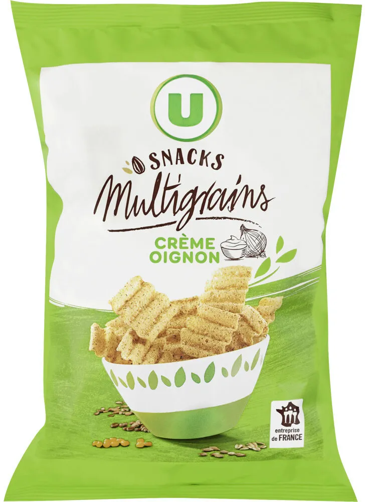 Snacks multigrains crème oignon