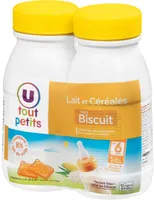 Lait et céréales goût biscuit