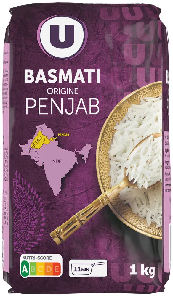 Riz basmati origine penjab 1kg