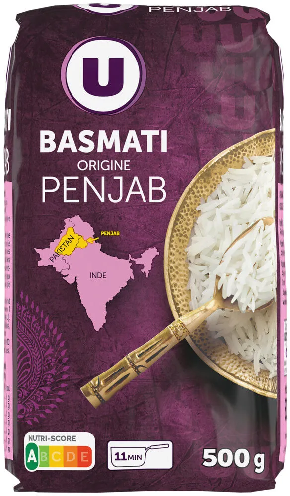Riz basmati origine Penjab 500g