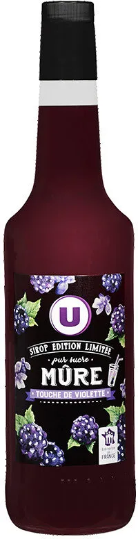 Sirop de mûre touche de violette édition limitée