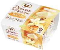 Spécialité laitière sucrée à la vanille,