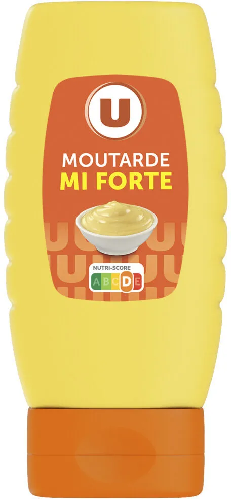Moutarde mi-forte bouteille de 250g