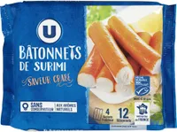 Bâtonnets de surimi, x12 192g
