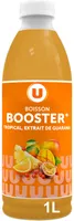 Jus de fruits booster tropical et extrait de guarana bouteille de 1l