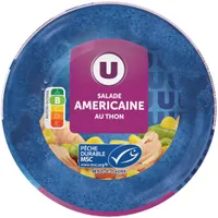 Salade Américaine au thon pêché à la ligne bol de 1/3, 250g