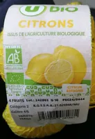 Citron Verna - calibre 4/5 - Catégorie 2 - Filet 4 fruits