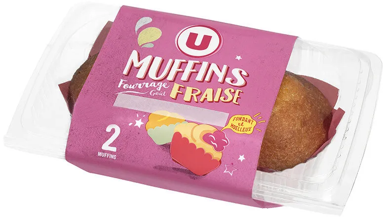 Muffins fourrés fraise