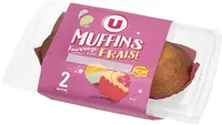 Muffins fourrés fraise