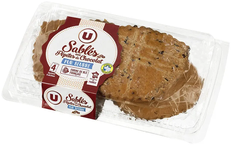 Sablés pur beurre aux pépites de chocolat