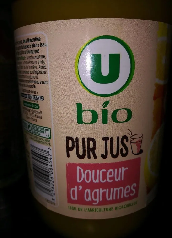 Pur jus Douceur d'agrumes