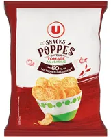 Snacks poppes saveur tomate ail basilic sachet de 85g