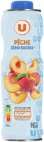 Boisson concentré a la pêche aromatisée 0 sucres - 75cl