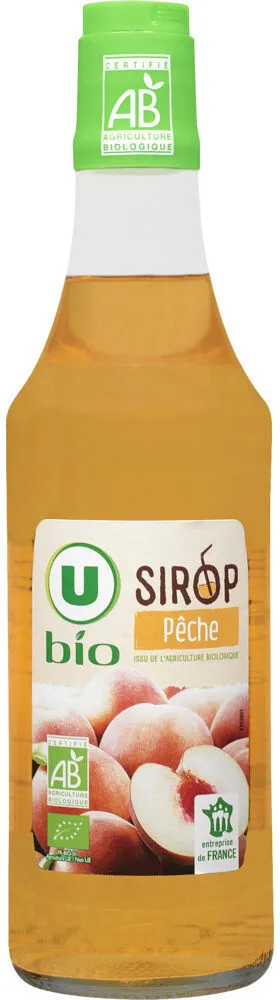 Sirop de pêche bouteille de 50cl