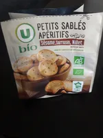 Petits sablés sésame, millet et sarrasin