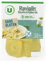 Raviolis ricotta épinards Sans gluten