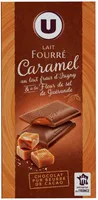 Lait fourré caramel et lait frais Isigny et fleur de sel Guérande