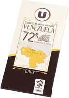 Tablette de chocolat noir 72% de cacao du Vénézuéla