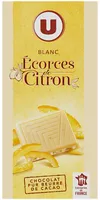 Blanc écorces de citron