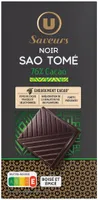 Chocolat noir 76% de cacao du Sao Tomé Tablette de 100g