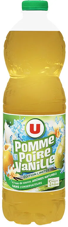 Boisson aux fruits pomme poire vanille,