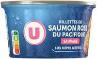 Rillettes de saumon rose du Pacifique bol en métal de 125g