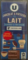 Chocolat à pâtisser lait
