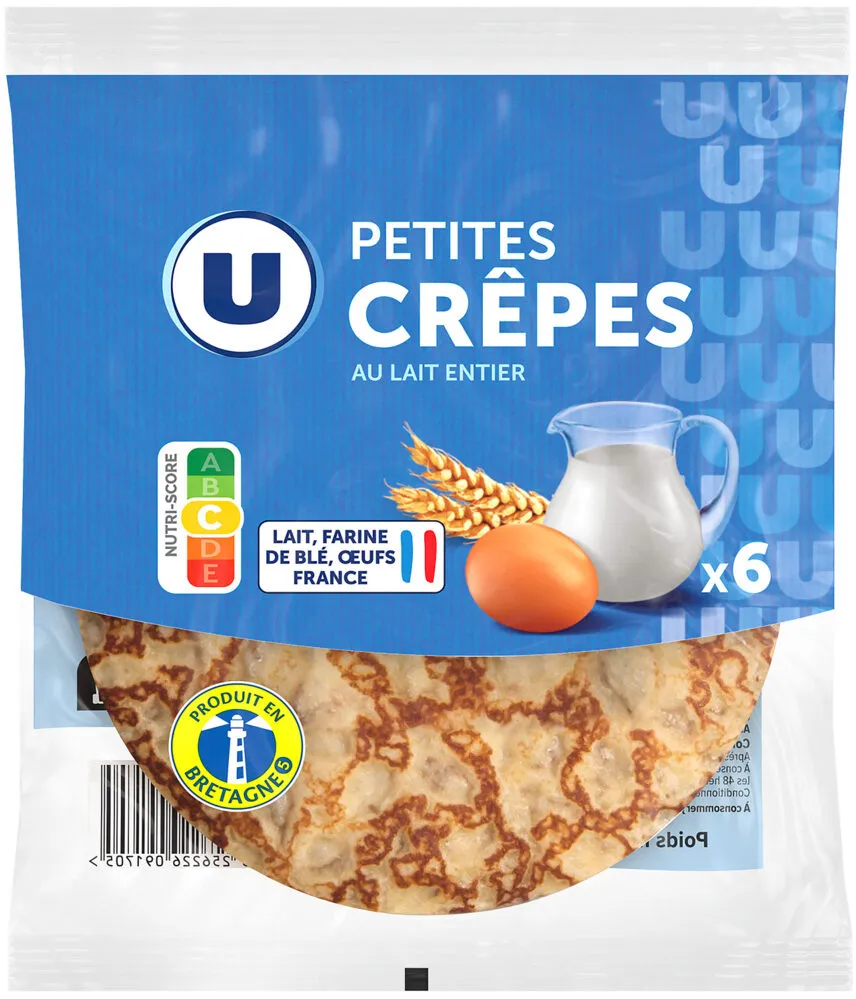 Petites crêpes au sucre de canne