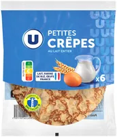 Petites crêpes au sucre de canne