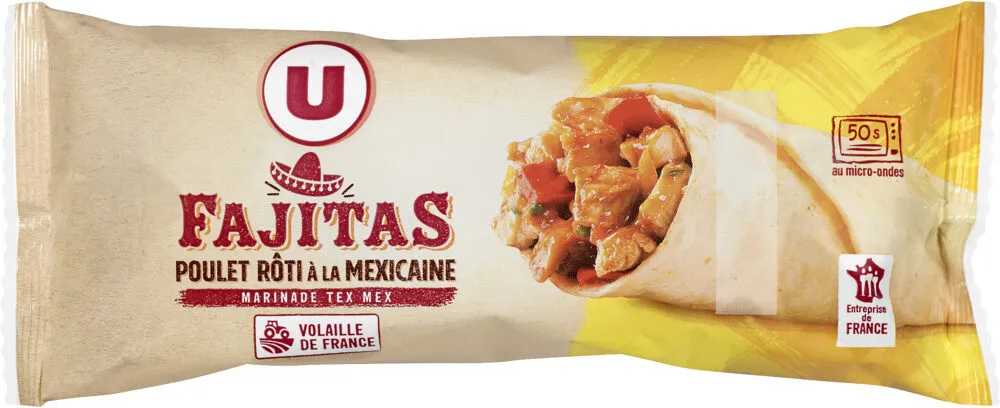 Fajitas de poulet rôti à la méxicaine